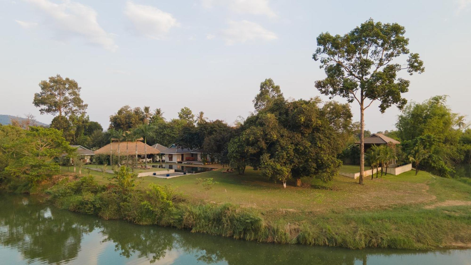 Khla Lodge Kampot Buitenkant foto