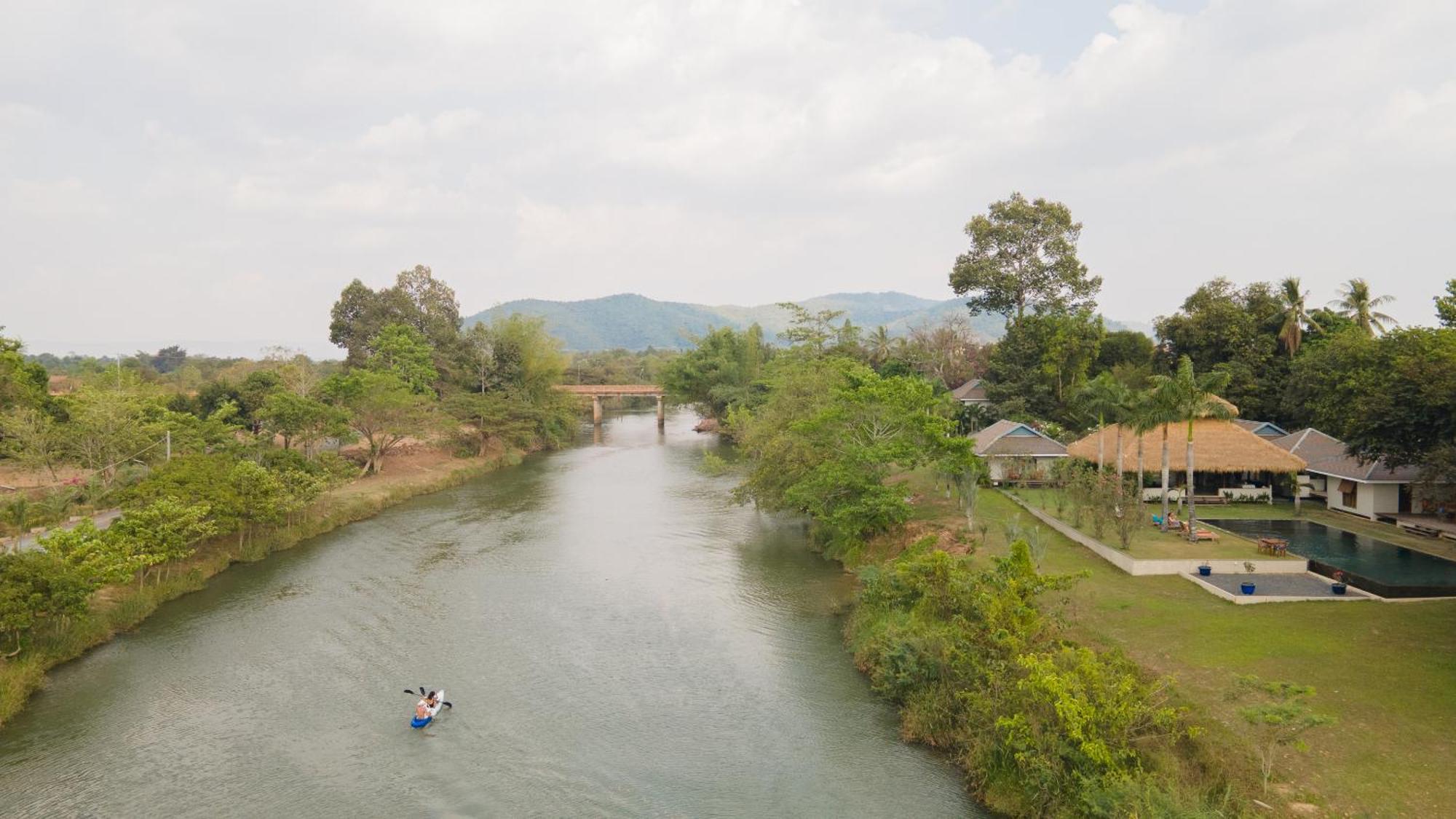 Khla Lodge Kampot Buitenkant foto