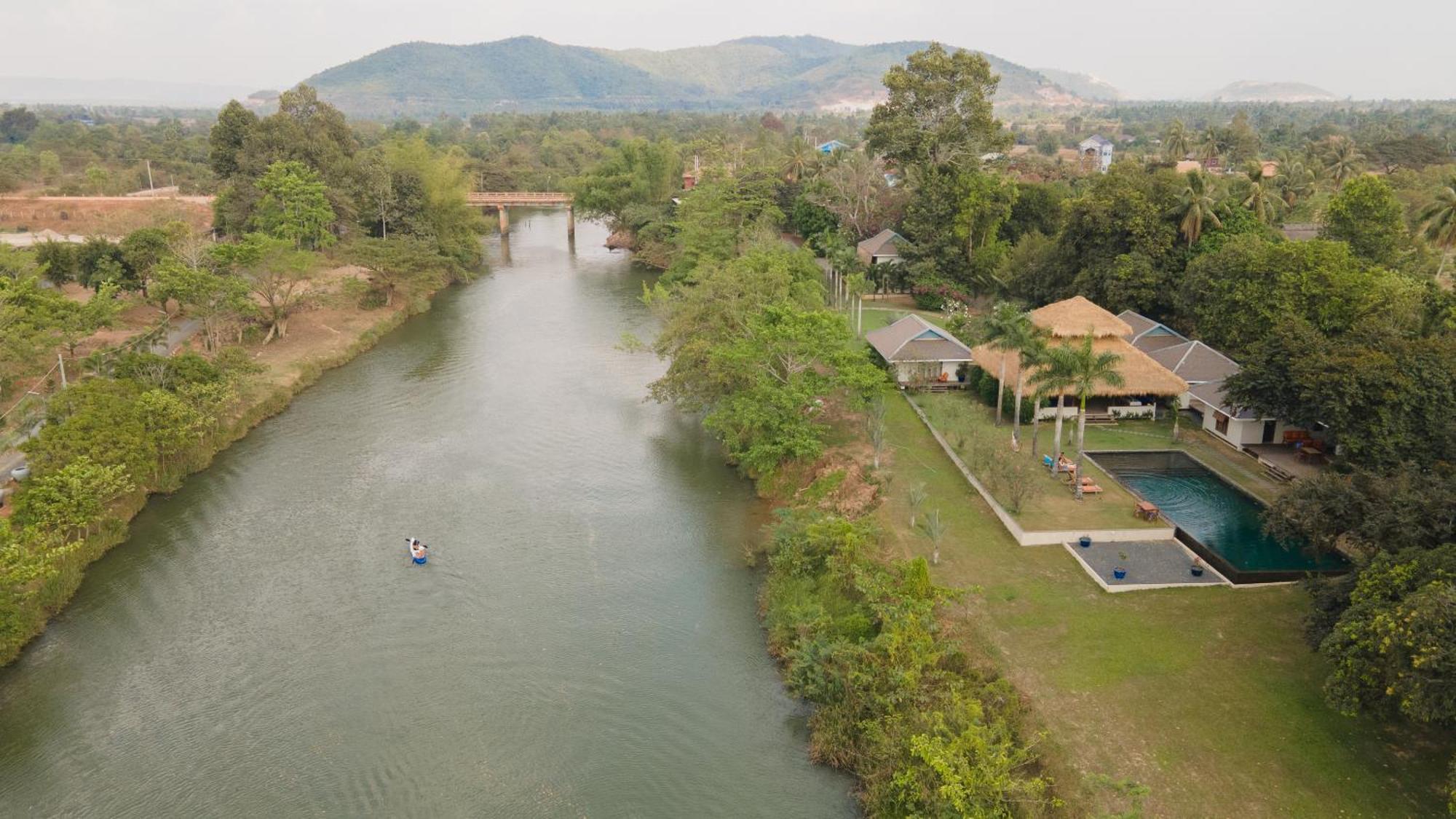 Khla Lodge Kampot Buitenkant foto